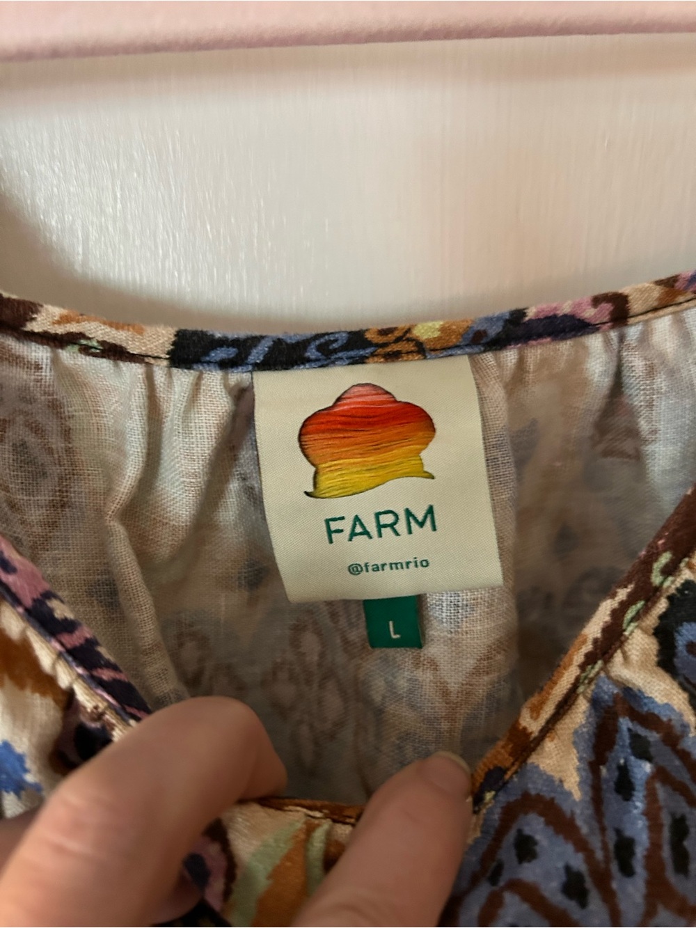 FARM Rio Multicolor Heart-Print Mini Dress - Picture 2 of 2